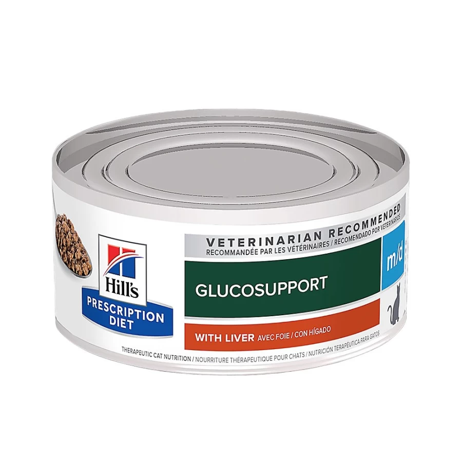 Hill's Prescription Diet m/d Glucose/Weight Management Dry Cat Food - Liver Flavor for Diabetic Cats | PetSmart