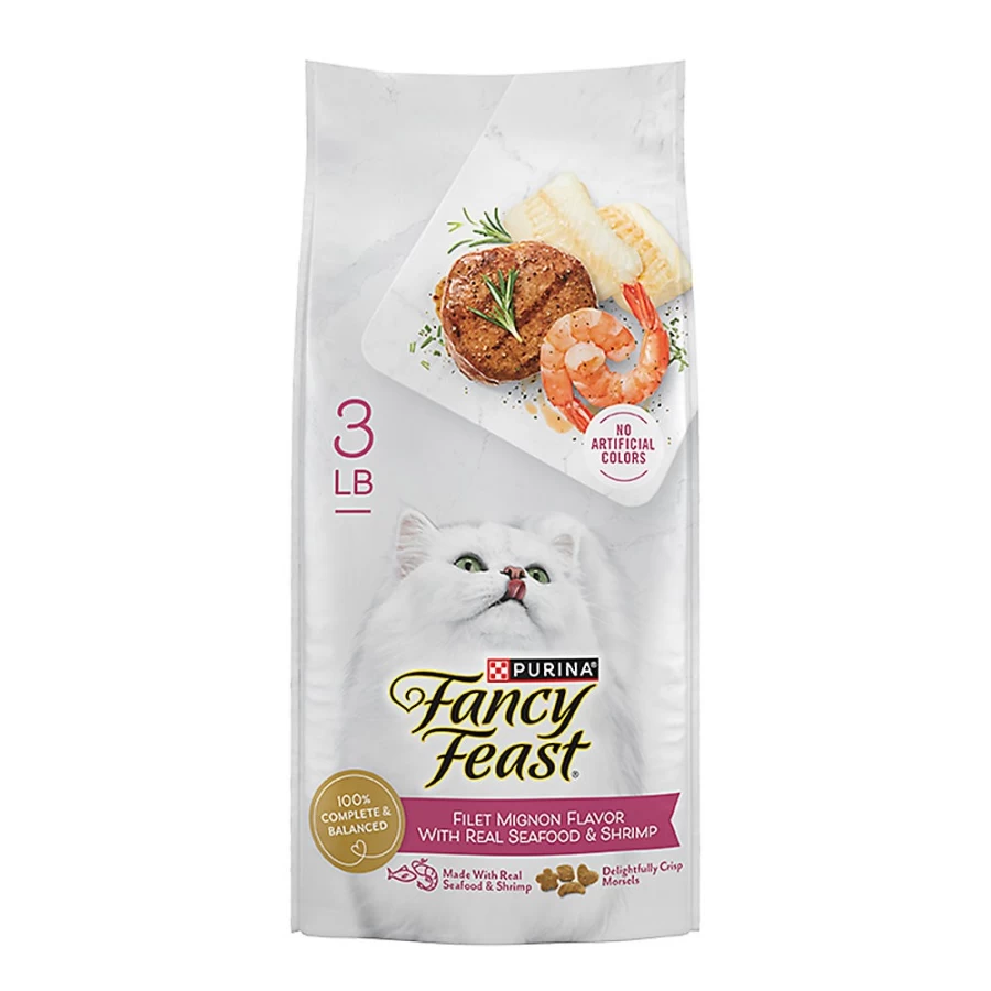 PetSmart Fancy Feast Dry Cat Food for All Life Stages - Enriched with Essential Vitamins