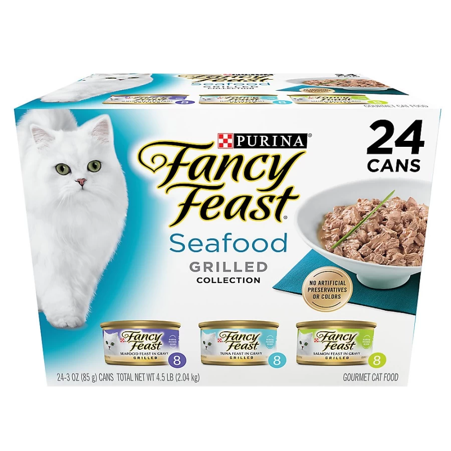 PetSmart Fancy Feast All Life Stages Cat Wet Food, 5.53 lb Pack, Vitamin-Enriched for Complete Nutrition