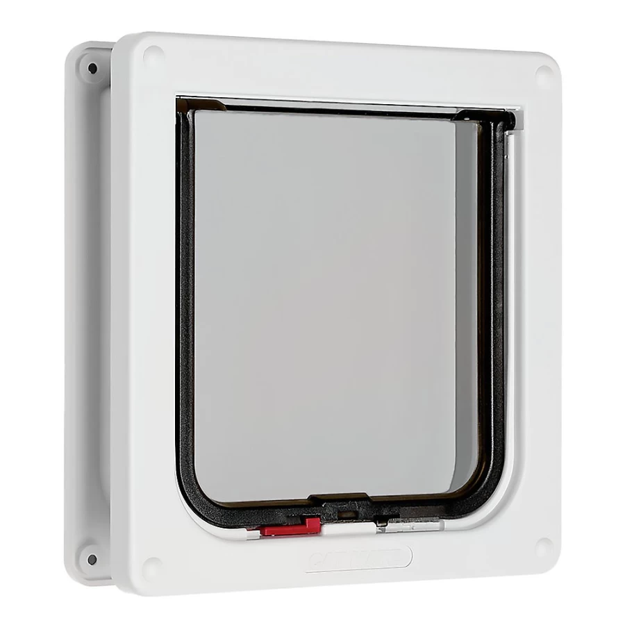 PetSmart 2-Way Locking Cat Flap with Liner - Secure Entry for Indoor & Outdoor Cats