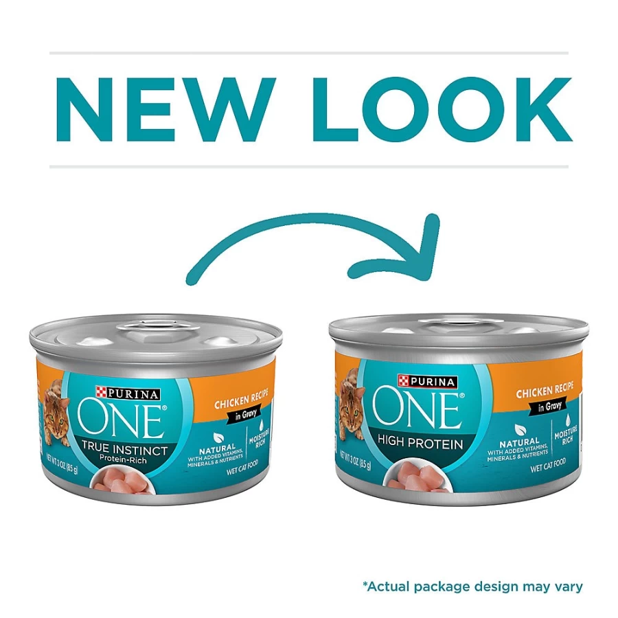 Purina ONE True Instinct Natural Wet Cat Food for All Life Stages - 3.33 oz Can | PetSmart