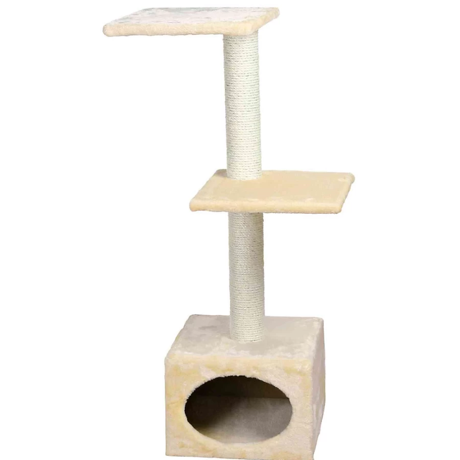 PetSmart Trixie 42-inch Badalona Beige Cat Tree with Scratching Posts