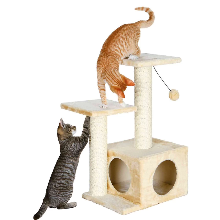 PetSmart Trixie Valencia 27-Inch Cat Tree with Scratching Posts and Perches for Indoor Cats