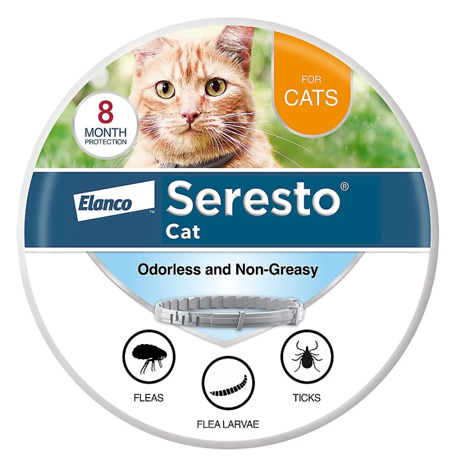 PetSmart Seresto Flea & Tick Control Collar for Cats - 8-Month Protection