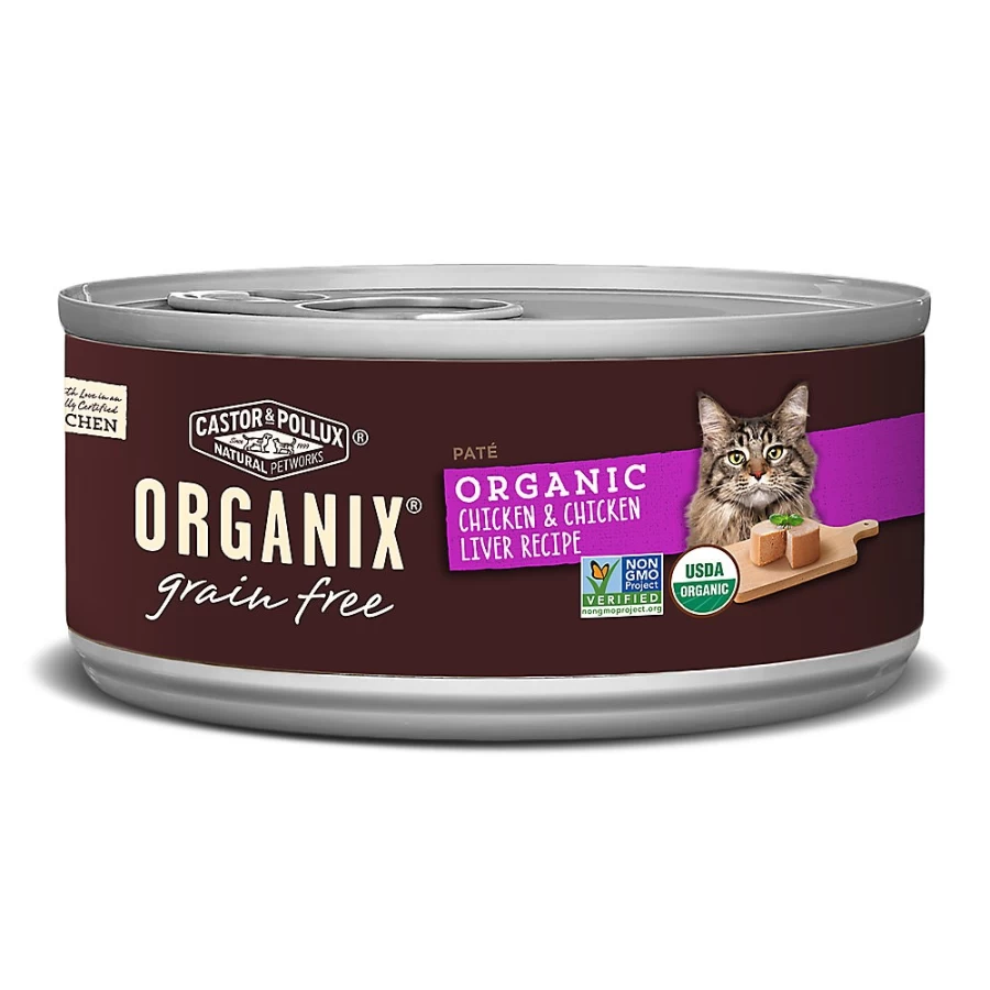 PetSmart Organix by Castor & Pollux Organic Non-GMO Wet Cat Food for All Life Stages - 3oz Can