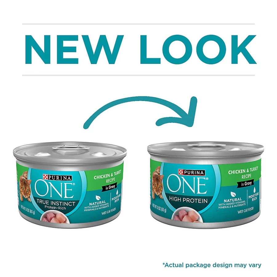 Purina ONE True Instinct Natural Wet Cat Food for All Life Stages - 3.33 oz. Can | PetSmart
