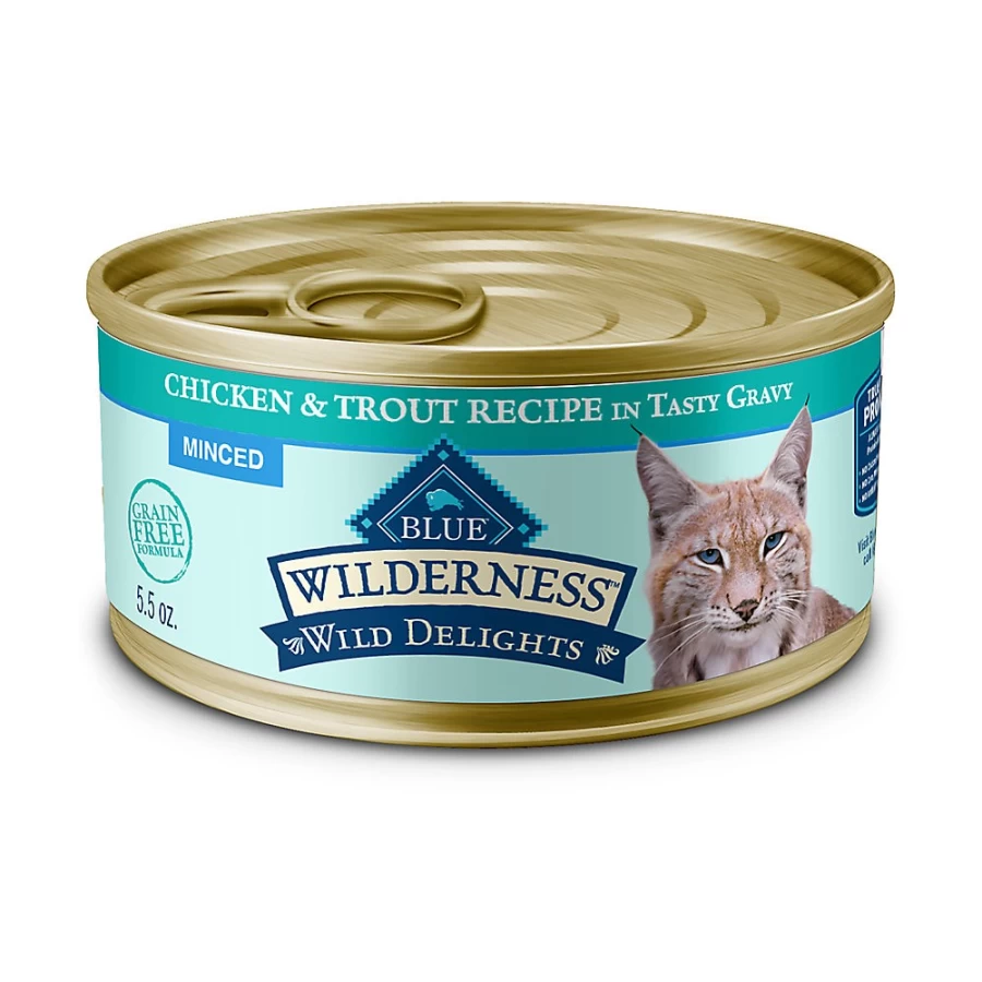 PetSmart Blue Wilderness Natural Wet Cat Food for All Life Stages, 5.5 Oz Can