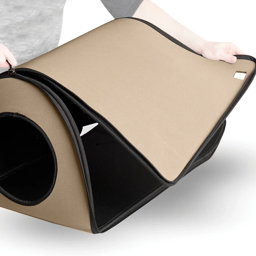 PetSmart KH Mod Thermo Kitty Shelter - Insulated Outdoor Cat House for Winter, Weatherproof Feral Cat Shelter with Heated Pad