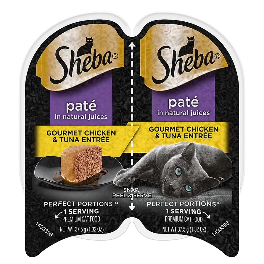 Sheba Perfect Portions Pate Wet Cat Food for Adults - 2.65 Oz Tray, Delicious & Balanced Meal | PetSmart
