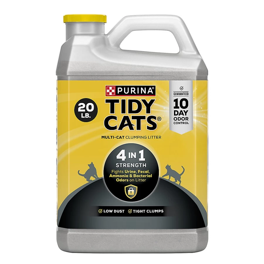 Purina Tidy Cats Clumping Clay Cat Litter for Multiple Cats | 4-in-1 Strength Formula | PetSmart