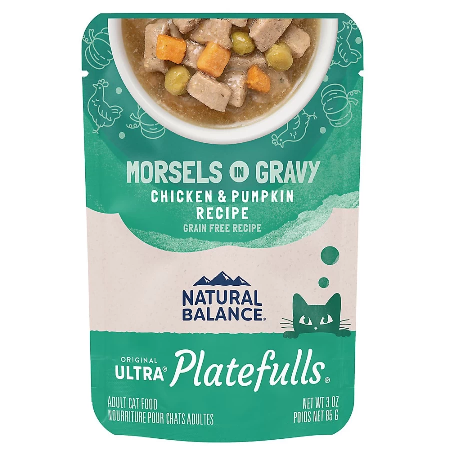 PetSmart Grain-Free Natural Balance Platefulls Adult Cat Food with Chicken & Pumpkin Recipe