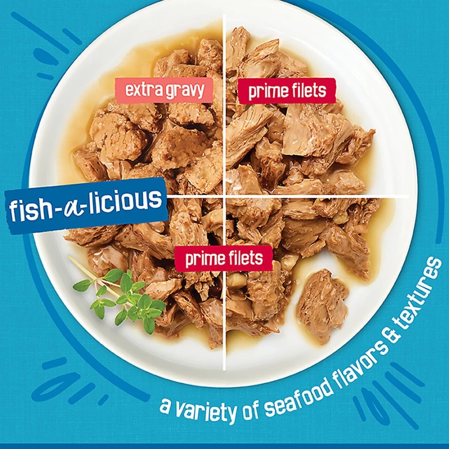 Purina Friskies Adult Wet Cat Food Variety Pack, 12.93 lb Bulk Case | PetSmart