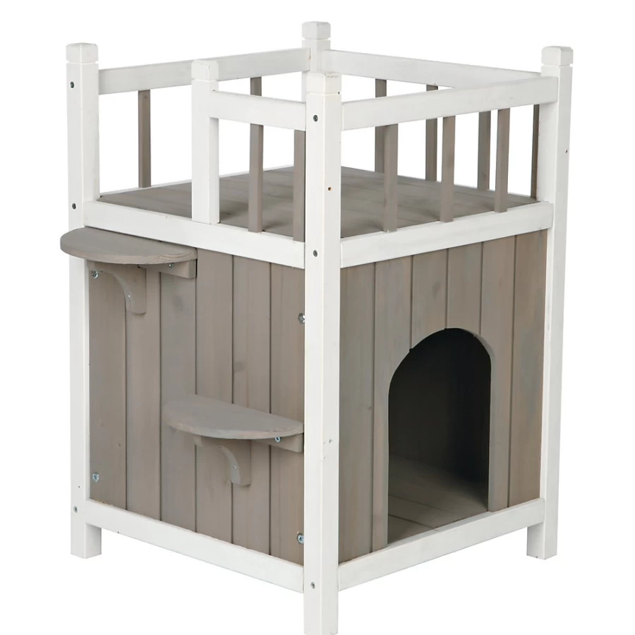 PetSmart Trixie Outdoor Balcony Cat Enclosure – Cozy Climbing & Lounging Cat House