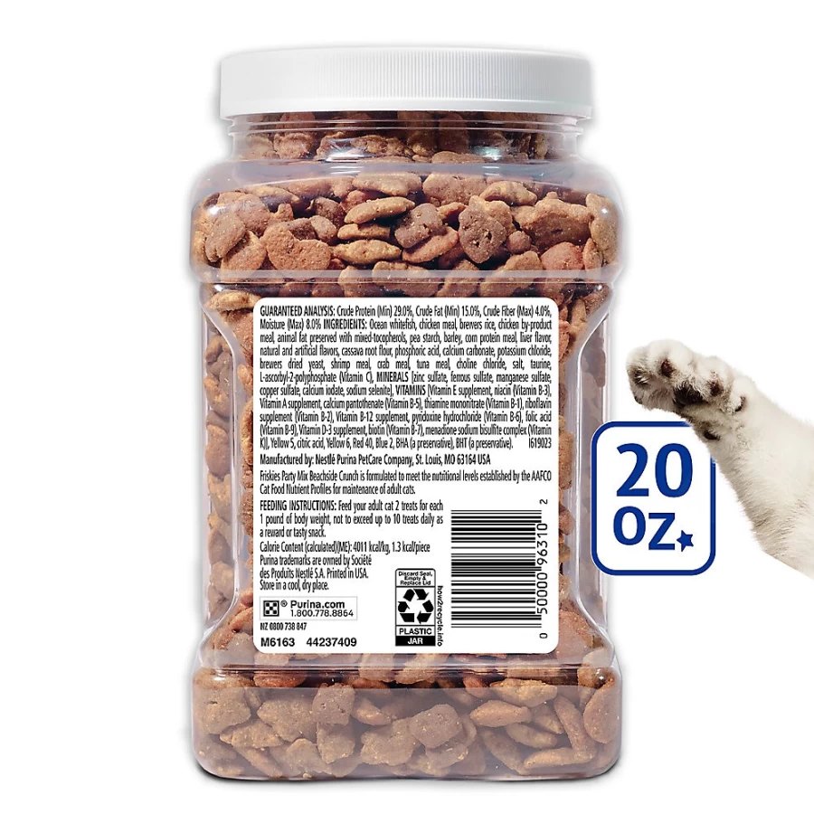 Purina Friskies Party Mix Chicken Cat Treats with Vitamins for All Life Stages | PetSmart