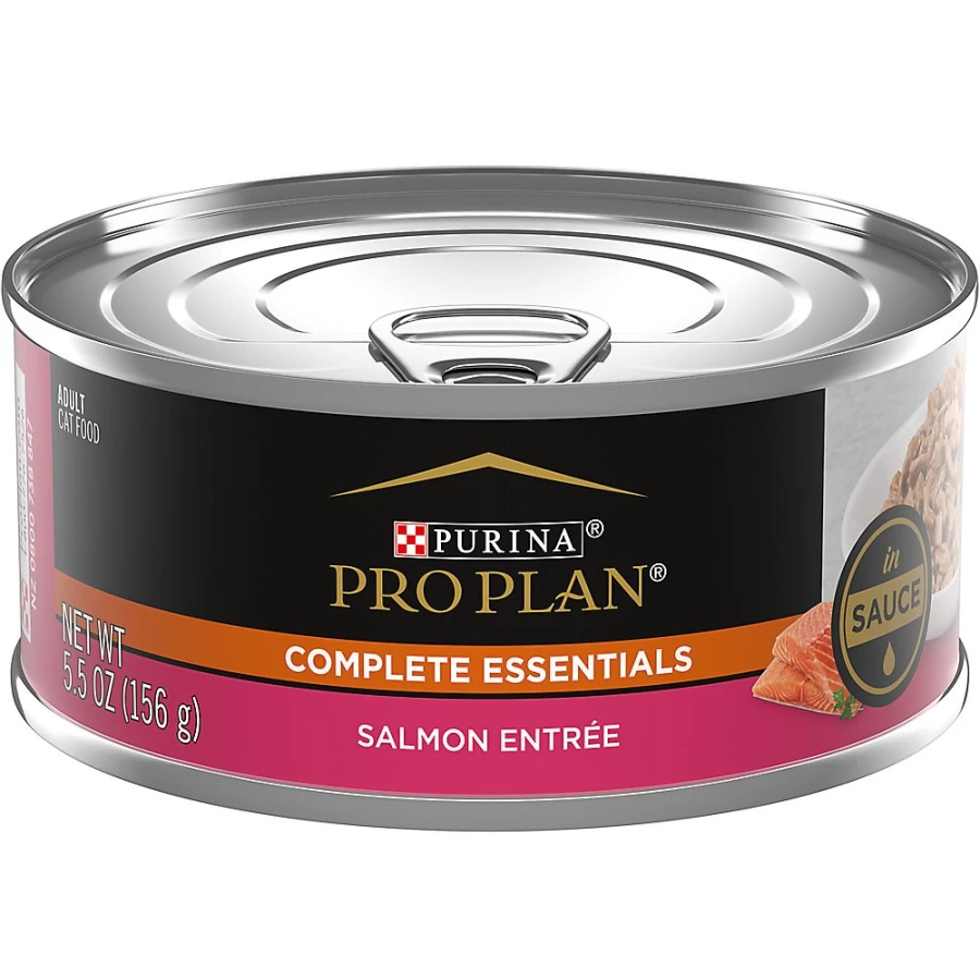 Purina Pro Plan Complete Essentials Adult Wet Cat Food, 5.5 Oz - High Protein Pate for Cats - PetSmart Exclusive