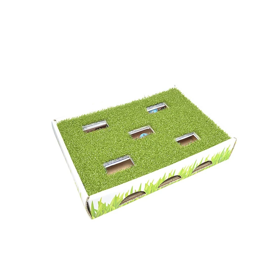PetSmart Grass Patch Hunting Box Cat Toy - Interactive Play for Indoor Cats