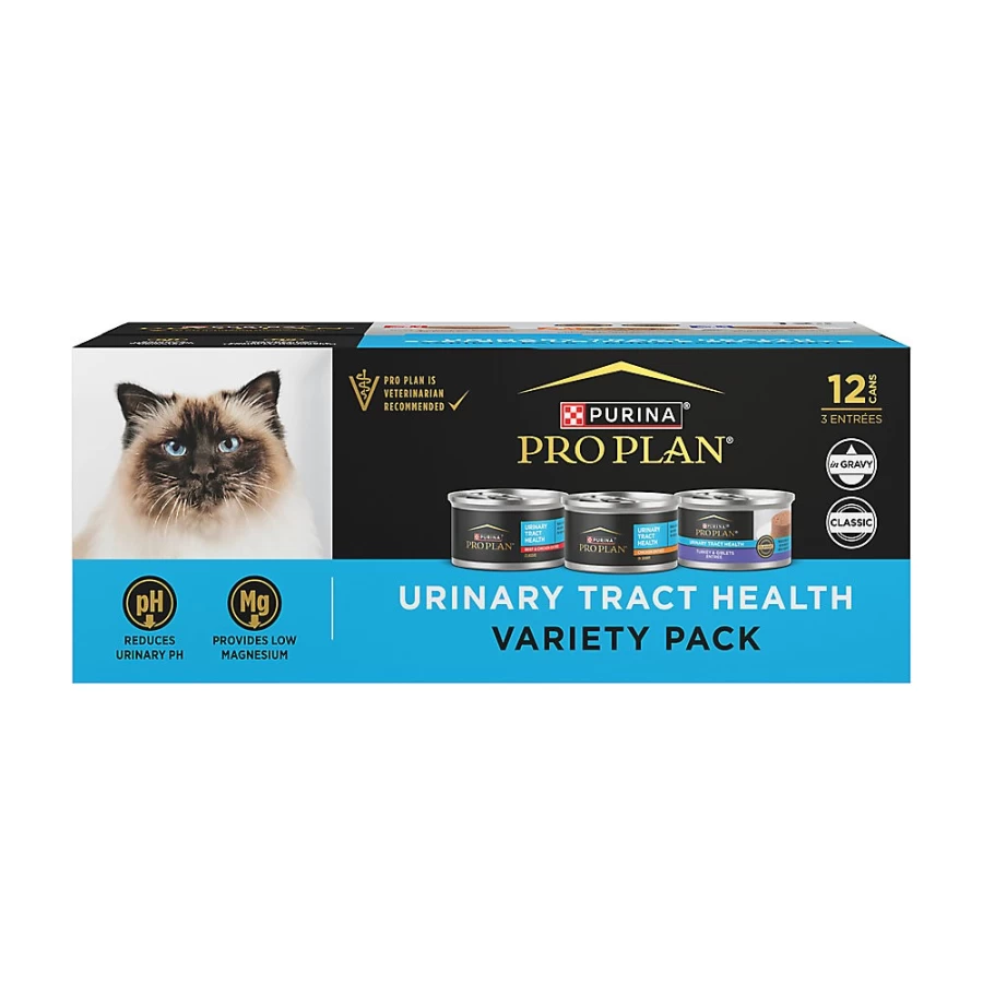 Purina Pro Plan Urinary Tract Health Adult Wet Cat Food - 3oz Cans, Pack of 12 | PetSmart