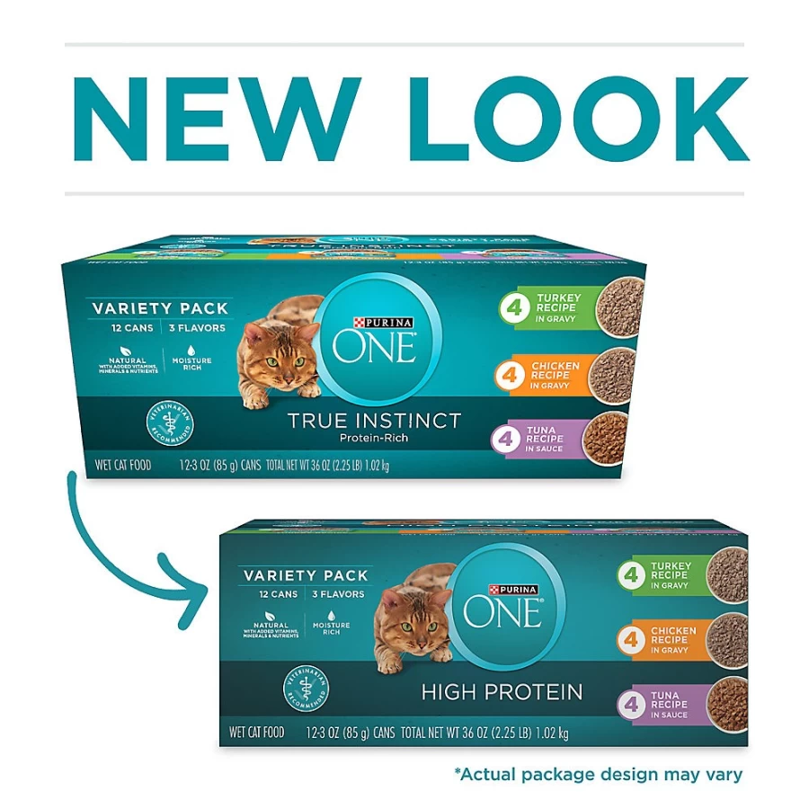 Purina ONE True Instinct Natural Wet Cat Food for All Life Stages, 2.57 lb. - PetSmart