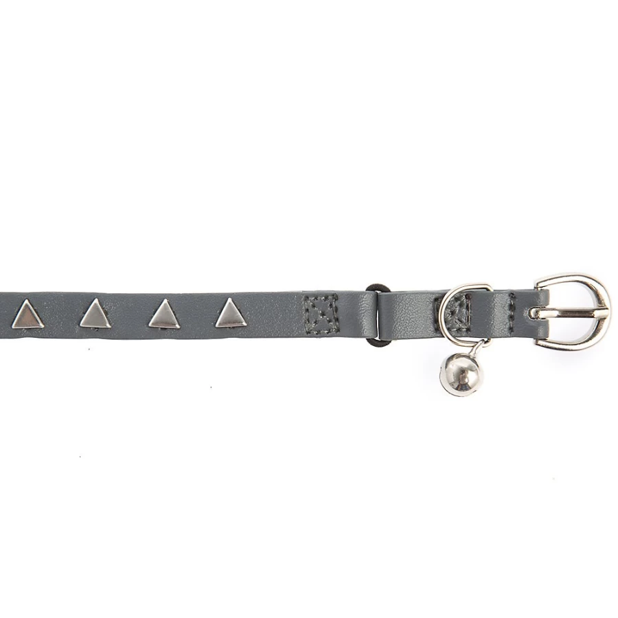 PetSmart Whisker City Reflective Triangle Stud Cat Collar for Safety and Style