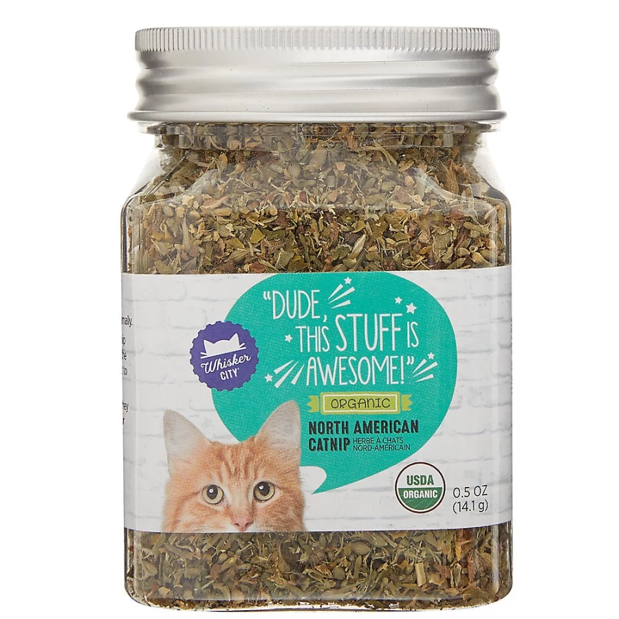 PetSmart Whisker City Organic Catnip for Cats - Natural Catnip Toys & Treats