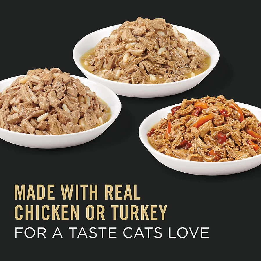 Purina Pro Plan Adult Wet Cat Food High-Protein with Antioxidants, 3oz Cans (24-Pack) | PetSmart