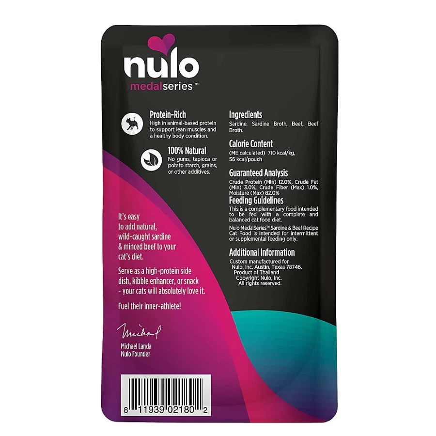 Nulo MedalSeries Limited Ingredient Wet Cat Food Topper for Cats - 2.8 Oz Can | PetSmart