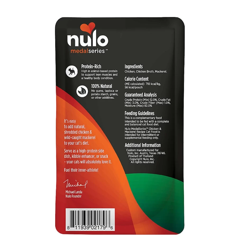 Nulo MedalSeries Limited Ingredient Wet Cat Food Topper - Grain-Free, High Protein, 2.8 Oz Can | PetSmart