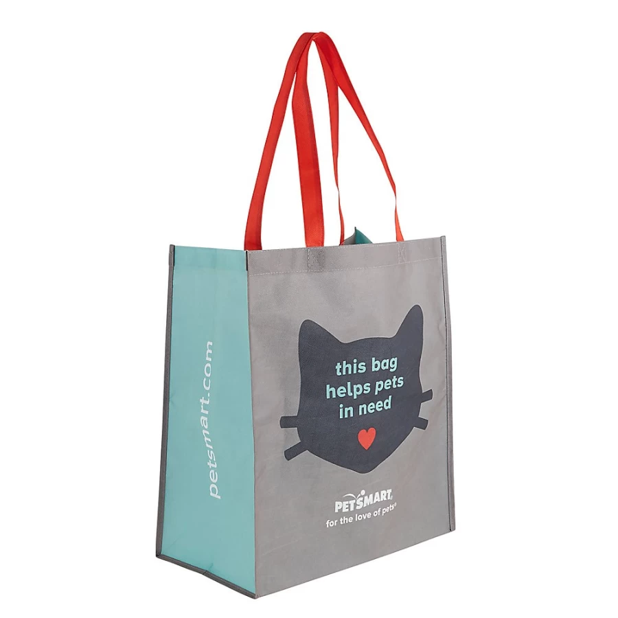 PetSmart Reusable Shopping Tote Bag - Eco-Friendly Pet Charity Tote for Groceries & Supplies