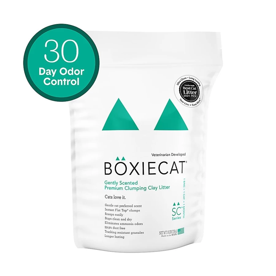 PetSmart Boxiecat Clumping Clay Cat Litter for Multiple Cats - Scented, Low Dust & Low Tracking Formula