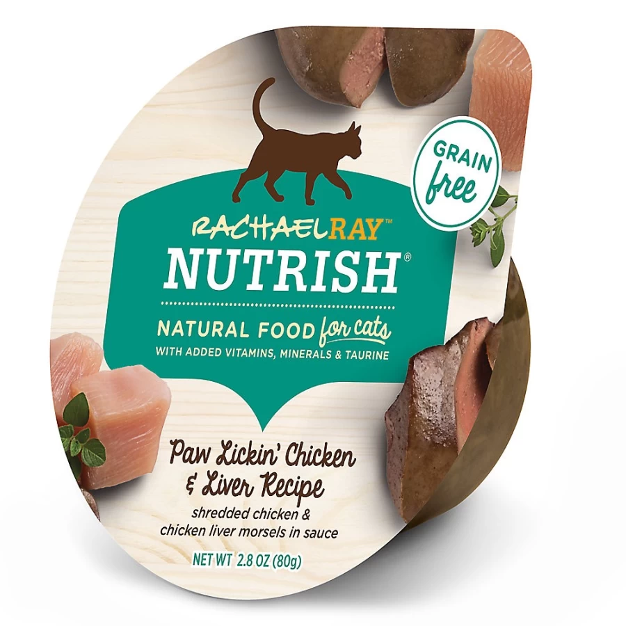 Rachael Ray Nutrish Natural Wet Cat Food with Chicken & Liver | Grain-Free Pate | PetSmart