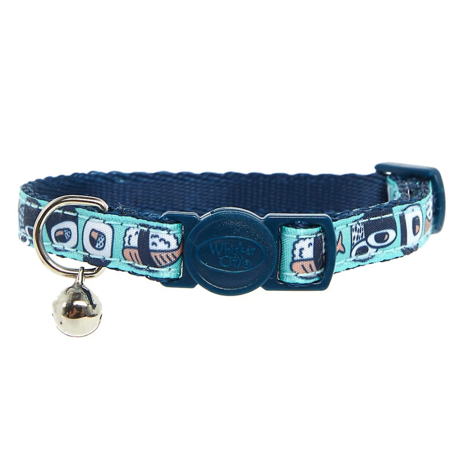 PetSmart Whisker City Breakaway Cat Collar - Sushi Themed Safe Escape Clasp for Cats
