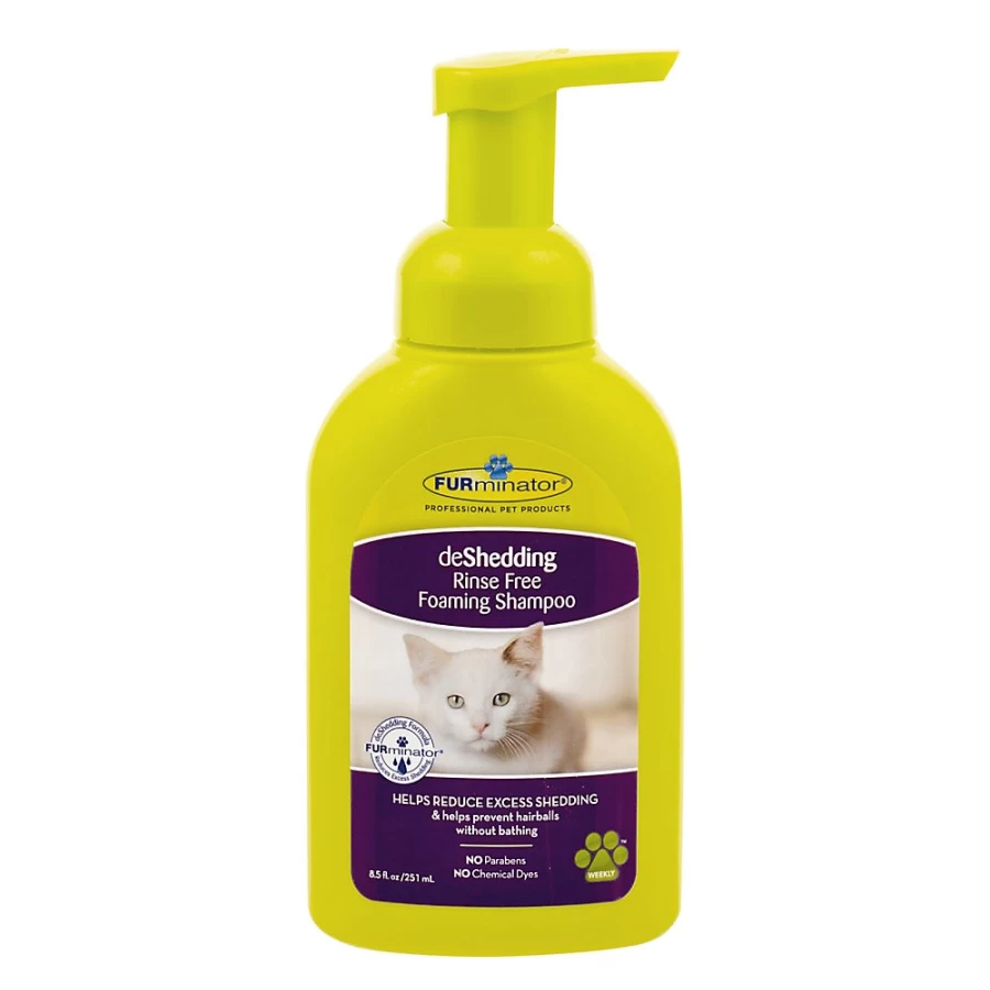 PetSmart FURminator Waterless De-Shedding Foam Shampoo for Cats - No Rinse Formula