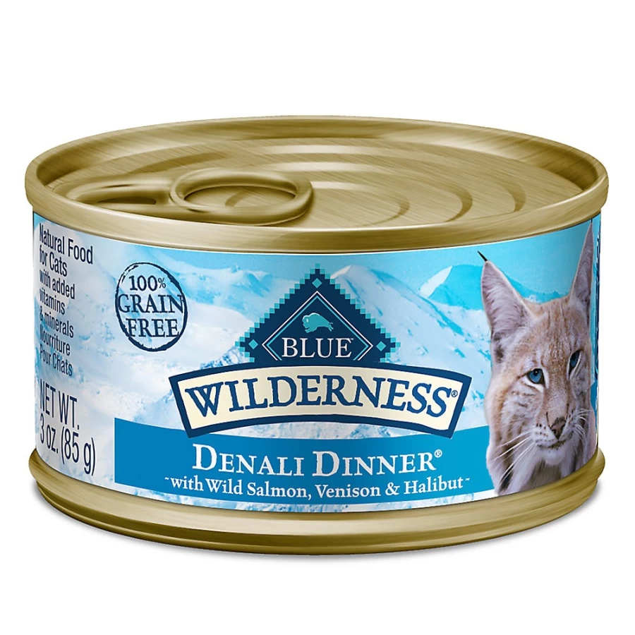 PetSmart Blue Buffalo Wilderness Grain-Free Adult Wet Cat Food, 3 Oz. - High Protein Natural Recipe