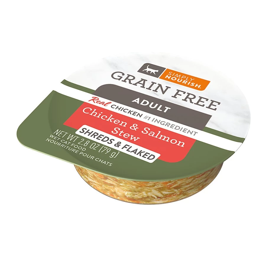 PetSmart Simply Nourish Grain-Free Natural Stew Wet Cat Food, 2.8 Oz - Original Recipe