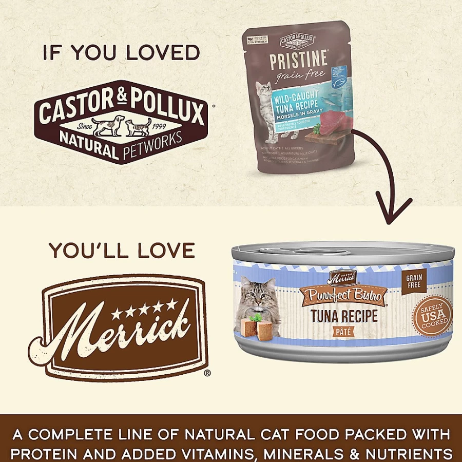 PetSmart CastorPollux Pristine Grain-Free Wet Cat Food for Adults - 3 Oz., No Corn, Natural Ingredients