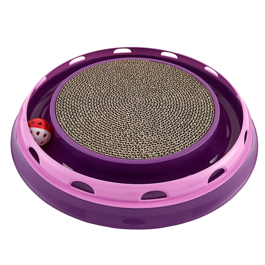 PetSmart Whisker City Interactive Ball Track Scratcher Toy for Cats – Fun Exercise & Play