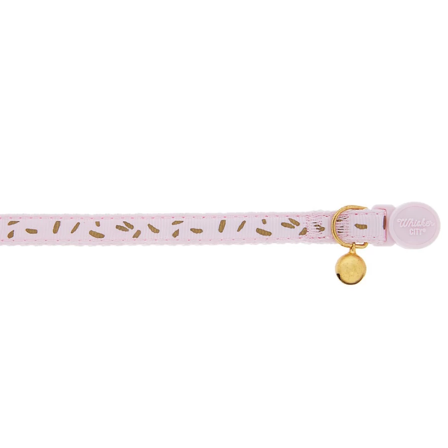 PetSmart Whisker City Gold Sprinkles Quick-Release Kitten Collar - Safe Breakaway Design for Cats