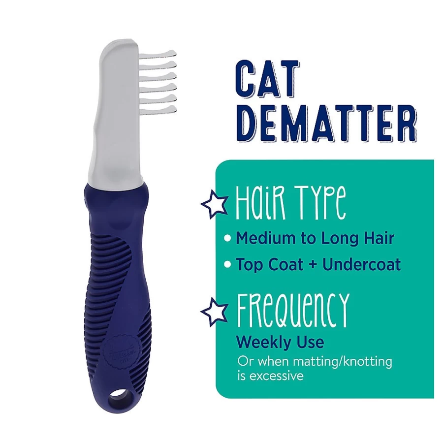 PetSmart Whisker Cat Dematting Tool - Remove Mats & Tangles for Cats
