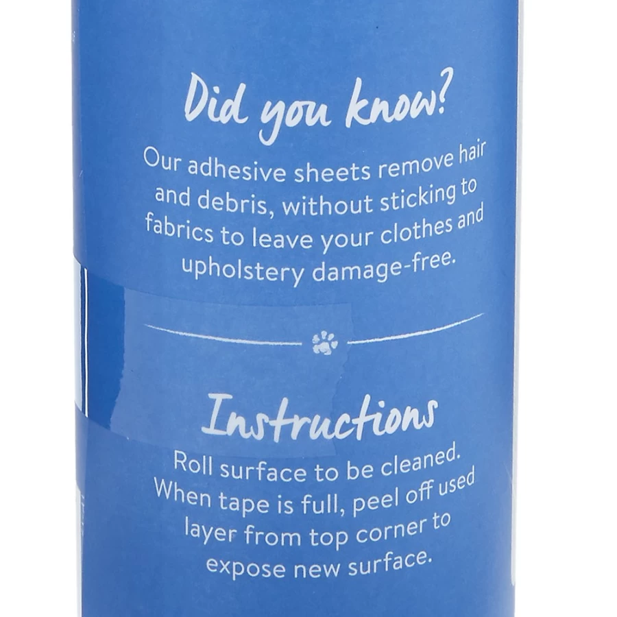 PetSmart Top Paw 60-Layer Lint Roller for Pet Hair Removal - Reusable & Effective Fur Remover