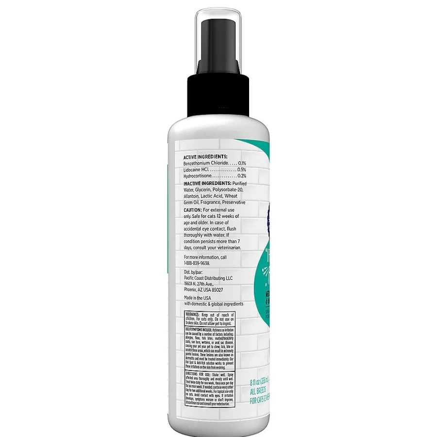 PetSmart Cat Hot Spot Anti-Itch Spray for Cats – Fast Itch Relief & Skin Soothing Treatment