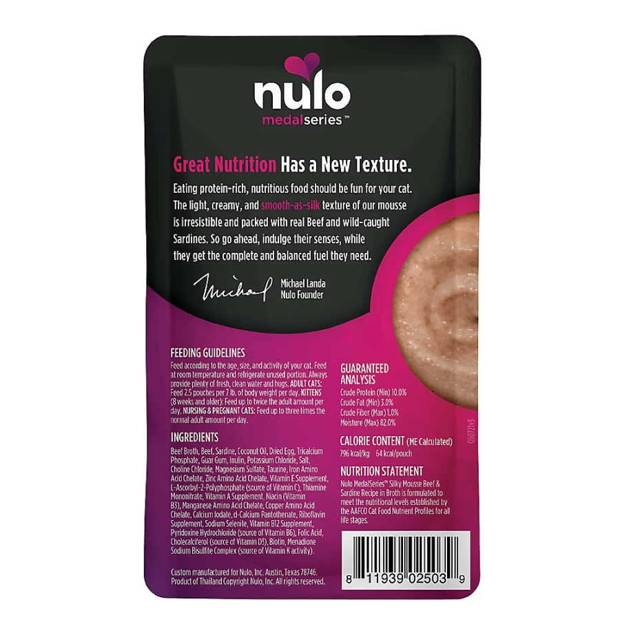 Nulo Medal Series High-Protein Wet Cat Food for All Life Stages - 2.8 Oz Can | PetSmart