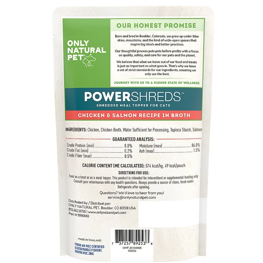 PetSmart Only Natural PowerToppers Grain-Free Cat Food Topper - 3oz, Natural Meal Enhancer for Cats