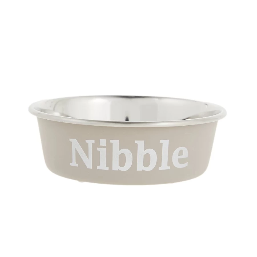 PetSmart Whisker City 2-Cup Purple Stainless Steel Cat Bowl for Food & Water