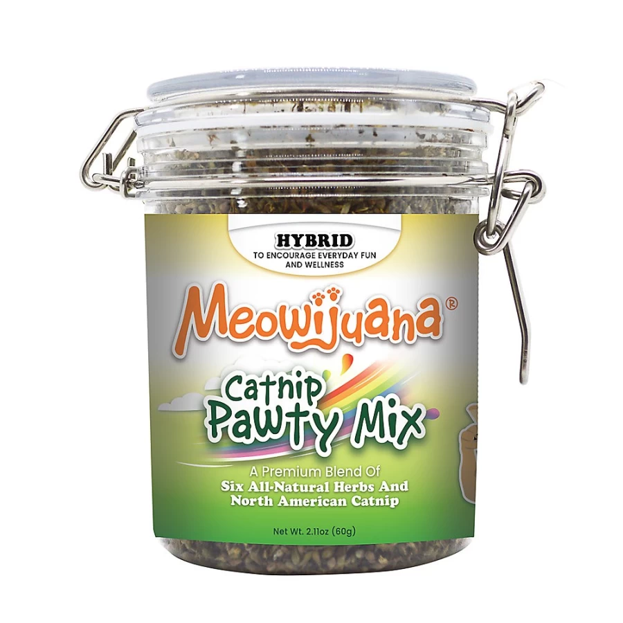 "PetSmart Meowijuana Pawty Mix Catnip for Cats - Fun & Playful Herbal Blend"