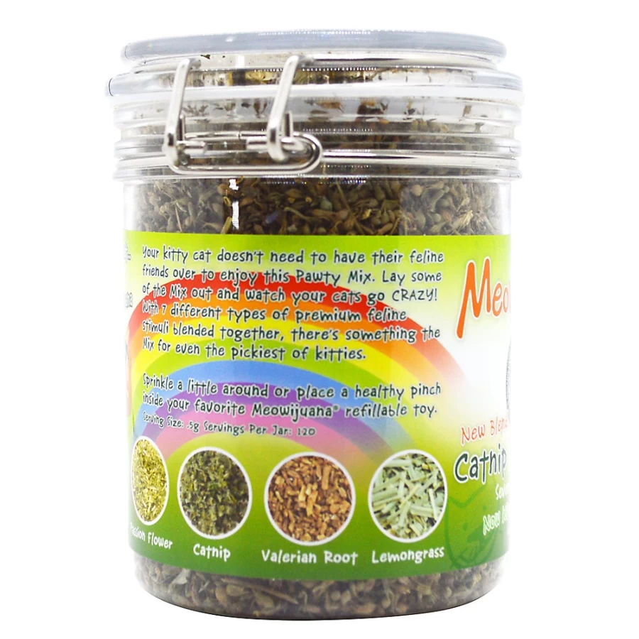 "PetSmart Meowijuana Pawty Mix Catnip for Cats - Fun & Playful Herbal Blend"