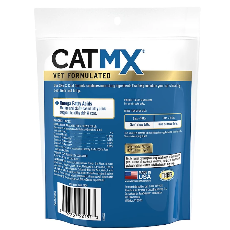 PetSmart Vet Formulated Omega Essentials Soft Chews for Cats - Chicken Liver Flavor, Supports Skin & Coat Health