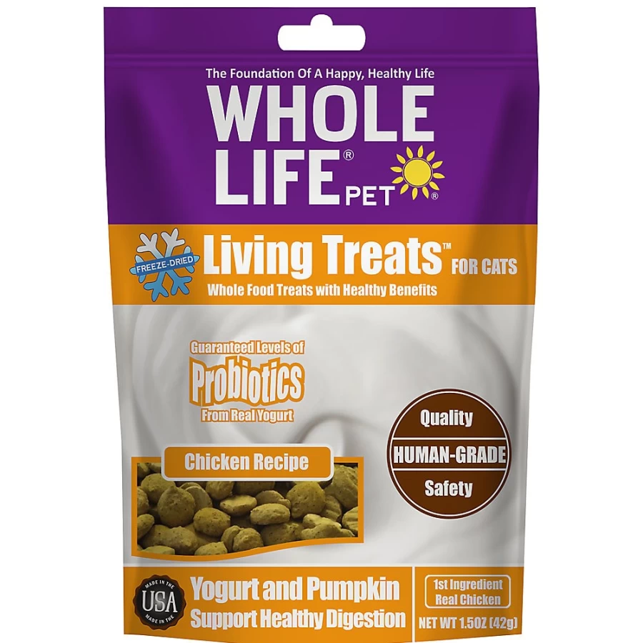 PetSmart Freeze-Dried Chicken Cat Treats - Grain-Free, Healthy Whole Life Pet Snacks