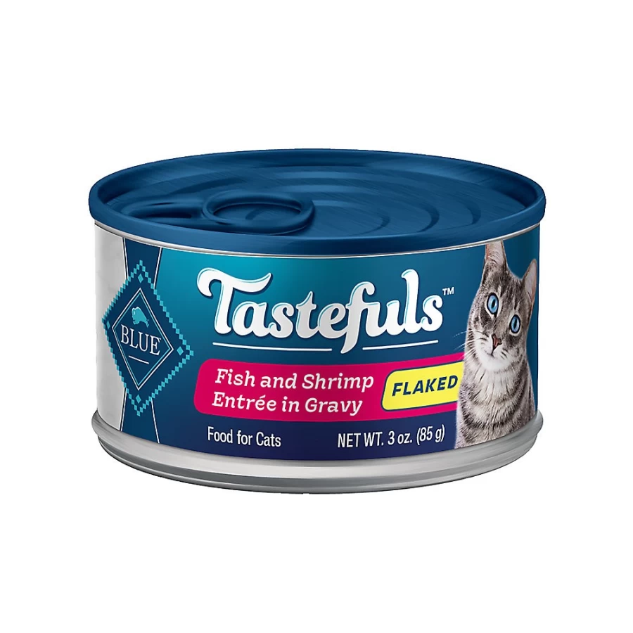 PetSmart Blue Buffalo Tastefuls Flaked Wet Cat Food - Natural Fish & Shrimp Recipe for Cats