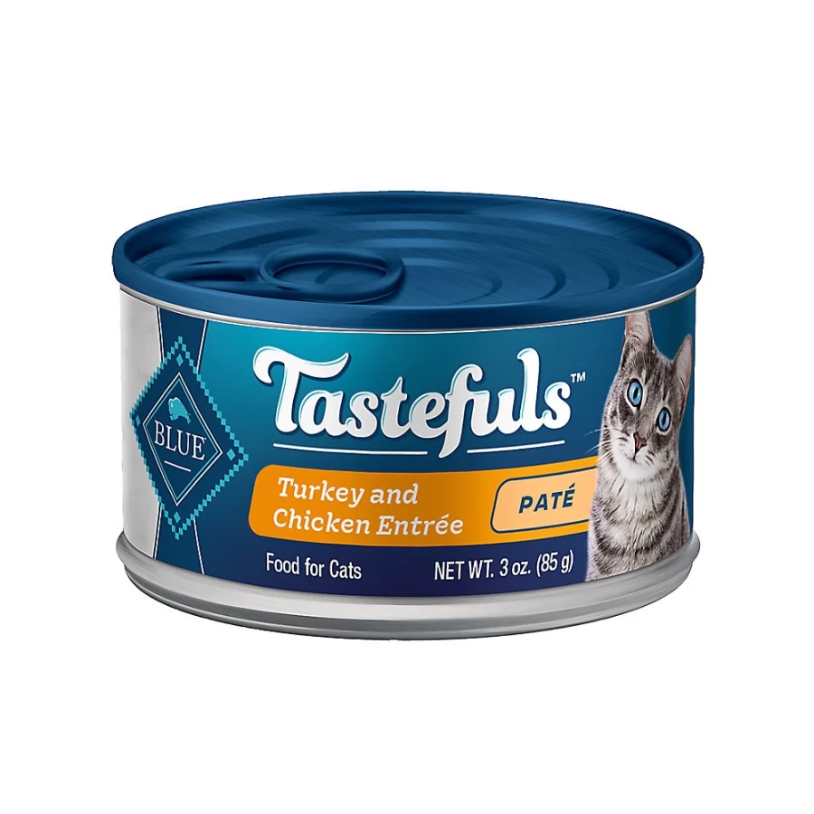 PetSmart Blue Buffalo Tastefuls Wet Cat Food Pate - Natural Turkey & Chicken Recipe for Cats
