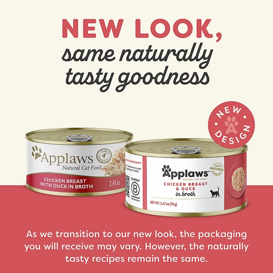 PetSmart Applaws Natural Wet Cat Food - Grain-Free, High Protein Recipe for Adult Cats